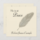  aankondiging van de dood (zand) (Voorkant / Achterkant)