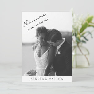 Aankondiging van de Elegant Minimalist Wedding Elo