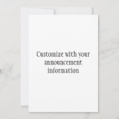 Aankondiging van de elopement (Achterkant)