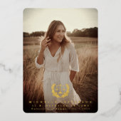 Aankondiging van de folie Law School/Legal Afstude (Voorkant)