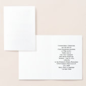 Aankondiging van de Folie Monogram College Graduat (Display)