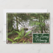 Aankondiging van de Forest River Memorial Service (Voorkant)