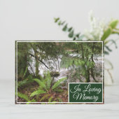 Aankondiging van de Forest River Memorial Service (Staand voorkant)