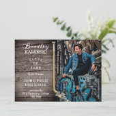 Aankondiging van de Foto van Hockey Player-Afstude (Staand voorkant)