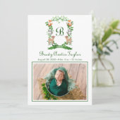 Aankondiging van de geboorte van bosdieren (Staand voorkant)