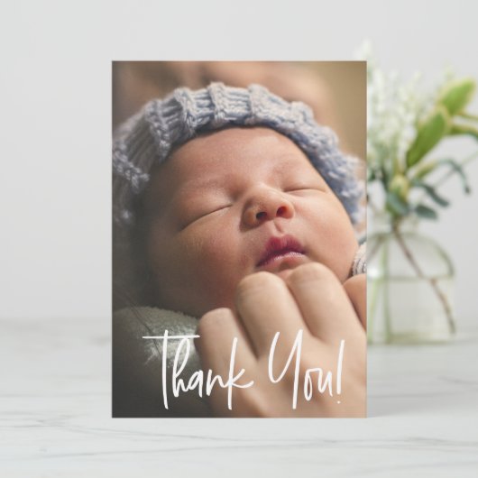 Aankondiging van de geboorte van de Baby foto van  (Staand voorkant)