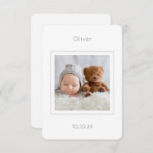 Aankondiging van de geboorte van de baby van de mo (Voorkant / Achterkant)