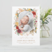 Aankondiging van de geboorte van de  Bohemen Flora (Staand voorkant)