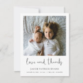 Aankondiging van de geboorte van de foto Aankondig (Voorkant)