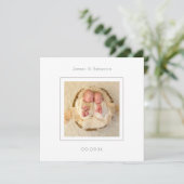 Aankondiging van de geboorte van de foto van de mo (Staand voorkant)