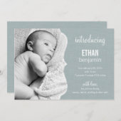 Aankondiging van de geboorte van de geraffineerde  (Voorkant / Achterkant)