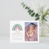 Aankondiging van de geboorte van de moderne en Lat (Staand voorkant)