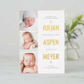 Aankondiging van de geboorte van de moderne Raster (Staand Voorkant)