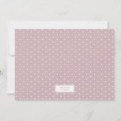 Aankondiging van de geboorte van de nieuwe baby ve (Achterkant)