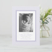 Aankondiging van de geboorte van de zoete paars Gi (Staand voorkant)