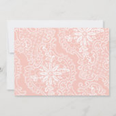 Aankondiging van de geboorte van Elegant Lace Baby (Achterkant)