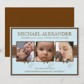 Aankondiging van de geboorte van Elegant Three Pho (Voorkant / Achterkant)