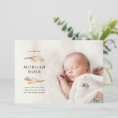 Aankondiging van de geboorte van het koperbladgoud (Staand voorkant)