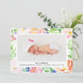 Aankondiging van de geboorte van het Lijst Dainty (Staand voorkant)