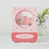 Aankondiging van de geboorte van Little Snowflake  (Staand voorkant)
