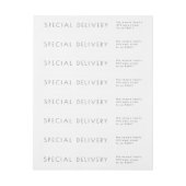 Aankondiging van de geboorte van Serene Poiret Spe (Vel)