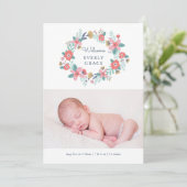 Aankondiging van de geboorte van tuinbouwdieren (Staand voorkant)