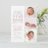 Aankondiging van de geboorte van Twinkle met liefd (Staand voorkant)