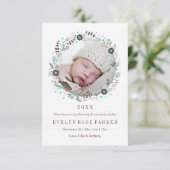 Aankondiging van de geboorte van vogelpest (Staand voorkant)