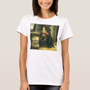 Aankondiging van de Heer van Leonardo da Vinci T-shirt