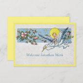 Aankondiging van de  ijsmaanbaby (Voorkant / Achterkant)