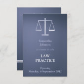 Aankondiging van de inleiding van de Elegant Blue  (Voorkant / Achterkant)