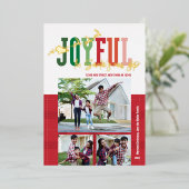 Aankondiging van de kerstvakantie, de nieuwe stop (Staand Voorkant)