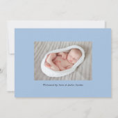 Aankondiging van de kleine regenboog Baby Birth (Achterkant)