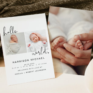 Aankondiging van de laatste Newborn-foto van ADELL