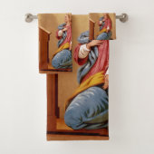 Aankondiging van de Maagd Maria Bad Handdoek (Insitu)