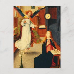 Aankondiging van de Maagd Maria door Gerard David Briefkaart