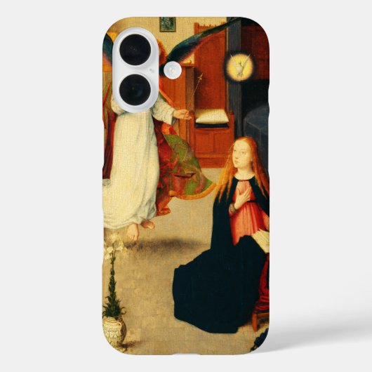 Aankondiging van de Maagd Maria door Gerard David Case-Mate iPhone Case (Achterkant)