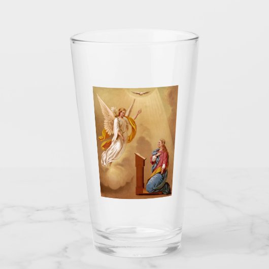 Aankondiging van de Maagd Maria Glas (Voorkant)