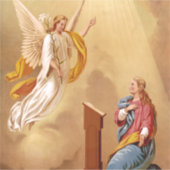 Aankondiging van de Maagd Maria Sticker (Voorkant)