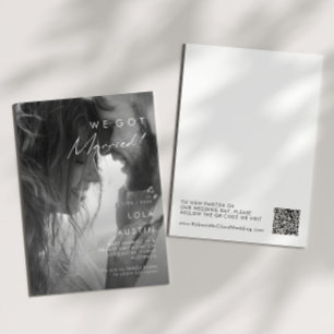 Aankondiging van de moderne minimalistische fotoex