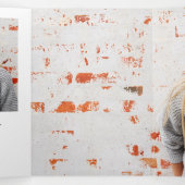 Aankondiging van de moderne Script-foto's Afstuder (Binnenkant midden)