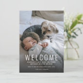 Aankondiging van de moderne Welkomstfoto van de Fo (Staand voorkant)