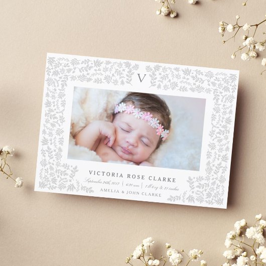 Aankondiging van de oogst Flowers Birth