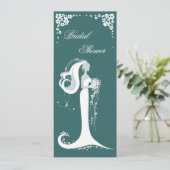 Aankondiging van de partij Elegant Bride Vrijgezel (Staand voorkant)