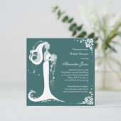 Aankondiging van de partij Elegant Bride Vrijgezel (Staand voorkant)