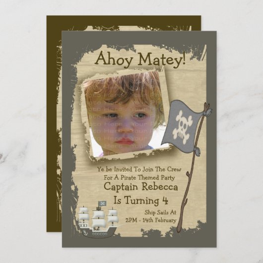 Aankondiging van de Pirate Party (Voorkant / Achterkant)