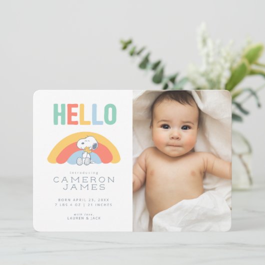 Aankondiging van de regenboogvaart (Staand voorkant)