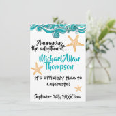 Aankondiging van de Starfish Adoption Party (Staand voorkant)