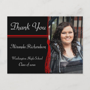 Aankondiging van de Tassel Red & Black Graduation 