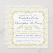 Aankondiging van de uitnodiging tot Afstuderen van (Voorkant / Achterkant)